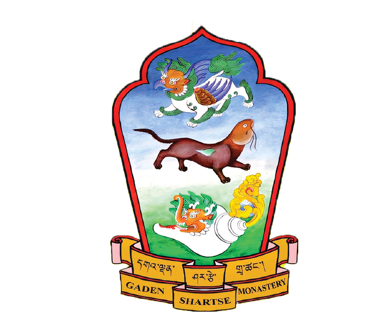 Gaden Shartse Monastery Logo